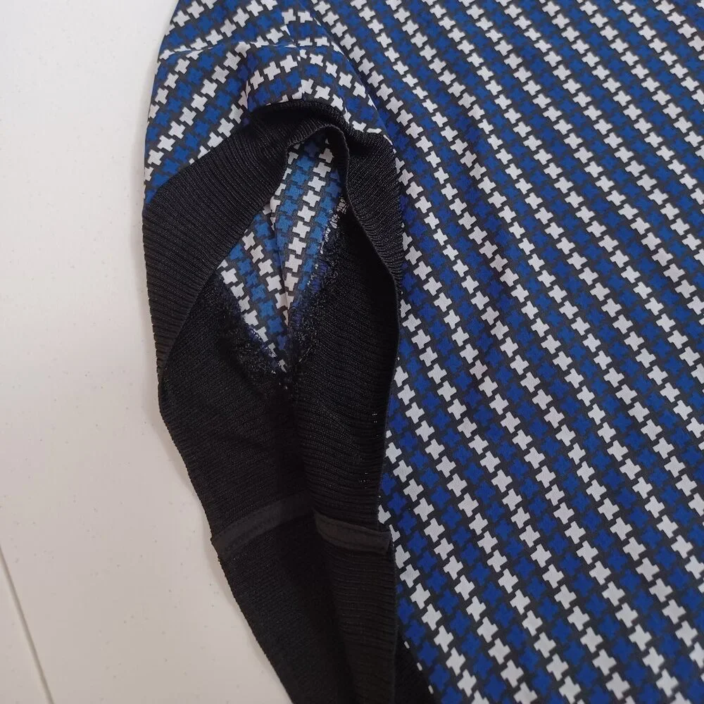 Women's‎ Michael Kors Lightweight Blue/Black/White Designer Top Size Large